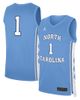 Jordan Brand Men's Jordan Brand Carolina Blue North Carolina Tar Heels Road Replica Basketball Jersey - 1
