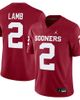 Jordan Brand Men's Jordan Brand CeeDee Lamb Crimson Oklahoma Sooners Alumni Player Game Jersey  - 1