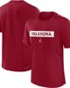 Jordan Brand Men's Jordan Brand Crimson Oklahoma Sooners 2024 Sideline Player Performance Tri-Blend T-Shirt  - 1