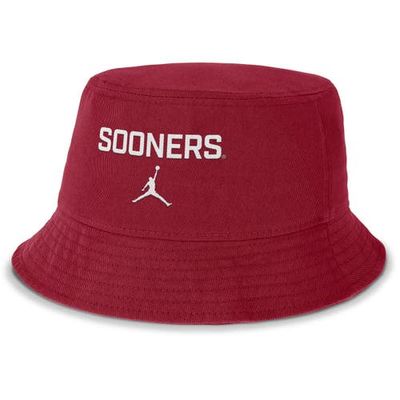 Jordan Brand Men's Jordan Brand Crimson Oklahoma Sooners Apex Primetime Bucket Hat 