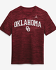 Jordan Brand Men's Jordan Brand Crimson Oklahoma Sooners Primetime Arch Logo Velocity Dri-FIT T-Shirt  - 1
