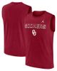 Jordan Brand Men's Jordan Brand Crimson Oklahoma Sooners Primetime Tricode Legend Performance Tank Top  - 1