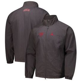 Jordan Brand Men's Jordan Brand Gray Chicago Bulls Courtside Statement Edition Jumpman Jam Full-Zip Jacket 