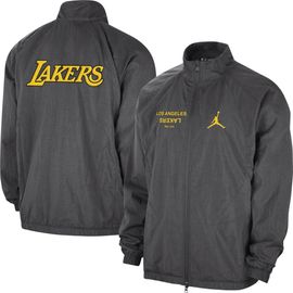 Jordan Brand Men's Jordan Brand Gray Los Angeles Lakers Courtside Statement Edition Jumpman Jam Full-Zip Jacket 