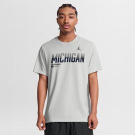 Jordan Brand Men's Jordan Brand Gray Michigan Wolverines Sideline Legend Dri-FIT T-Shirt 