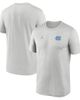 Jordan Brand Men's Jordan Brand Gray North Carolina Tar Heels 2025 Sideline Small Logo Legend Performance T-Shirt  - 1
