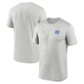 Jordan Brand Men's Jordan Brand Gray North Carolina Tar Heels 2025 Sideline Small Logo Legend Performance T-Shirt 