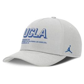 Jordan Brand Men's Jordan Brand Gray UCLA Bruins 2025 Sideline Dust Pinched Rise Adjustable Hat 