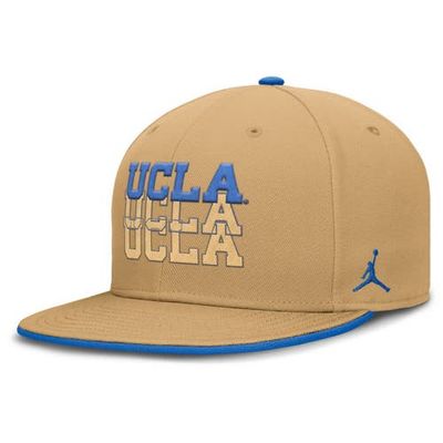 Jordan Brand Men's Jordan Brand Khaki UCLA Bruins True Primetime Performance Fitted Hat 