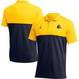 Jordan Brand Men's Jordan Brand Maize Michigan Wolverines 2022 Coaches Performance Polo 