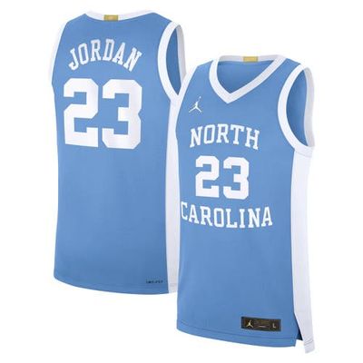 Jordan Brand Men's Jordan Brand Michael Jordan Carolina Blue North Carolina Tar Heels Road Replica Basketball Jersey