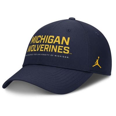 Jordan Brand Men's Jordan Brand Navy Michigan Wolverines 2025 On-Field Gameday Club Adjustable Hat 