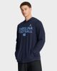 Jordan Brand Men's Jordan Brand Navy North Carolina Tar Heels 2025 Sideline Dri-FIT Long Sleeve Hoodie T-Shirt  - 1