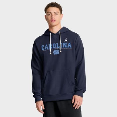 Jordan Brand Men's Jordan Brand Navy North Carolina Tar Heels 2025 Sideline Standard Issue Dri-FIT Hoodie 