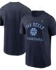 Jordan Brand Men's Jordan Brand Navy North Carolina Tar Heels Basketball Icon T-Shirt  - 1