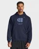 Jordan Brand Men's Jordan Brand Navy North Carolina Tar Heels Basketball Two-Hit Club Fleece Pullover Hoodie  - 1