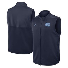 Jordan Brand Men's Jordan Brand Navy North Carolina Tar Heels Primetime Victory Performance Full-Zip Vest 