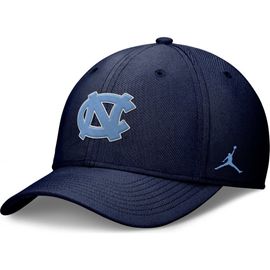 Jordan Brand Men's Jordan Brand Navy North Carolina Tar Heels Rise SwooshFlex Dri-FIT Hat 