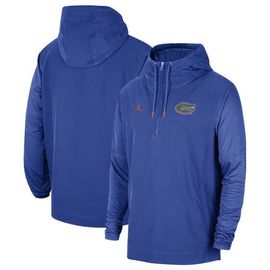 Jordan Brand Men's Jordan Brand Royal Florida Gators Player Half-Zip Jacket 