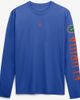 Jordan Brand Men's Jordan Brand Royal Florida Gators Primetime Logo Sleeve Legend Dri-FIT Long Sleeve T-Shirt  - 1