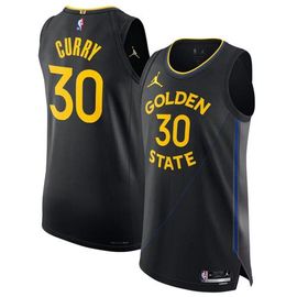 Jordan Brand Men's Jordan Brand Stephen Curry Black Golden State Warriors 2024/25 Authentic Jersey - Statement Edition 