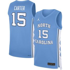 Jordan Brand Men's Jordan Brand Vince Carter Carolina Blue North Carolina Tar Heels Road Replica Basketball Jersey