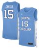 Jordan Brand Men's Jordan Brand Vince Carter Carolina Blue North Carolina Tar Heels Road Replica Basketball Jersey - 5