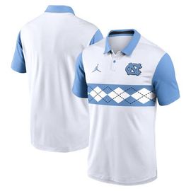 Jordan Brand Men's Jordan Brand White North Carolina Tar Heels Primetime Campus Vapor Performance Polo 