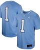 Jordan Brand Toddler Jordan Brand #1 Light Blue North Carolina Tar Heels Untouchable Replica Game Jersey  - 1