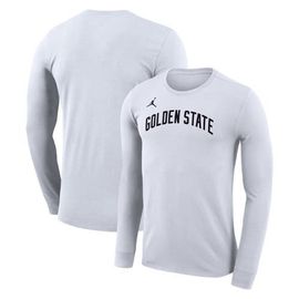Jordan Brand Unisex Jordan Brand White Golden State Warriors Statement Edition Legend Performance Long Sleeve T-Shirt 