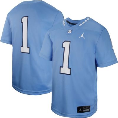 Jordan Brand Youth Jordan Brand #1 Carolina Blue North Carolina Tar Heels Untouchable Replica Game Jersey