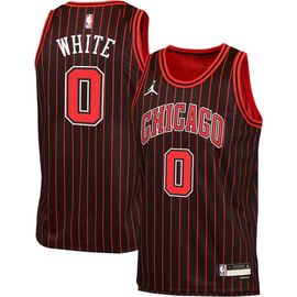 Jordan Brand Youth Jordan Brand Coby White Black Chicago Bulls Swingman Jersey - Statement Edition 