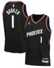 Jordan Brand Youth Jordan Brand Devin Booker Black Phoenix Suns Swingman Jersey - Statement Edition  - 1