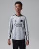 Jordan Brand Youth Jordan Brand Gray Paris Saint-Germain Long Sleeve Pre-Match Dri-FIT Top  - 1