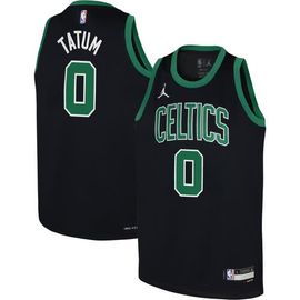 Jordan Brand Youth Jordan Brand Jayson Tatum Black Boston Celtics Swingman Jersey - Statement Edition 