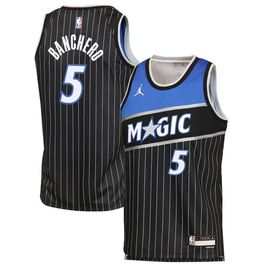 Jordan Brand Youth Jordan Brand Paolo Banchero Black Orlando Magic Swingman Jersey - Statement Edition 