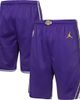 Jordan Brand Youth Jordan Brand Purple Los Angeles Lakers Statement Edition Swingman Dri-FIT Shorts  - 1