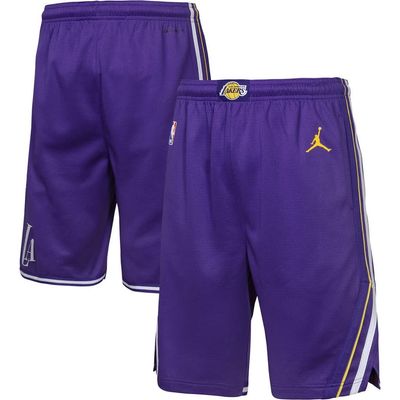 Jordan Brand Youth Jordan Brand Purple Los Angeles Lakers Statement Edition Swingman Dri-FIT Shorts 