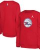 Jordan Brand Youth Jordan Brand Red Philadelphia 76ers Courtside Statement Edition Sweatshirt  - 1