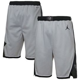 Jordan Brand Youth Jordan Brand Silver San Antonio Spurs Authentic Statement Edition Swingman Shorts 