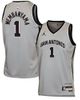 Jordan Brand Youth Jordan Brand Victor Wembanyama Silver San Antonio Spurs Swingman Jersey - Statement Edition  - 1