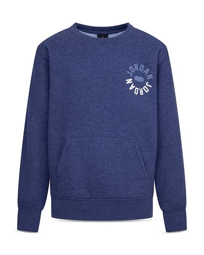 Jordan Jordan Boys' Jordan Pe Heathered Fleece Crewneck Sweatshirt