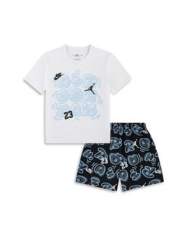 Jordan Jordan Boys' Printed Movement Lines Tee & Shorts Set