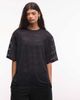 Jordan Jordan Flight Club open knit t-shirt in black - 4
