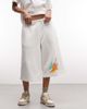 Jordan Jordan Flight Club wide leg shorts in beige-Neutral - 3