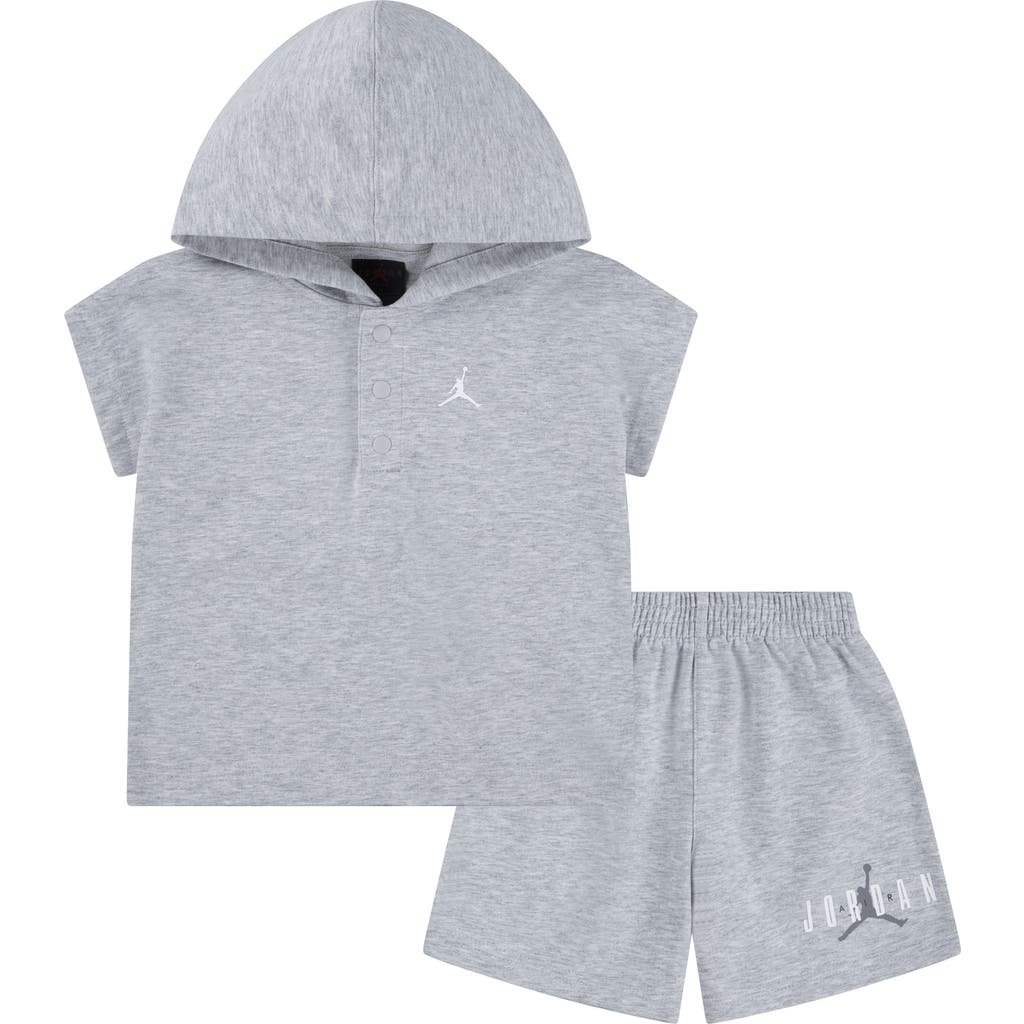 Jordan Jordan French Terry Henley Hoodie & Sweat Shorts Set
