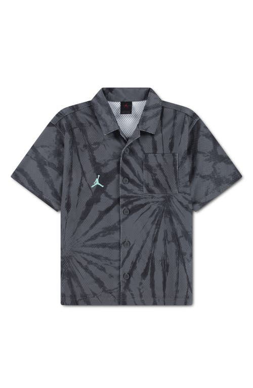 Jordan Jordan Kids' Tie Dye Mesh Button-Up Shirt