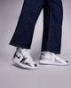 Jordan Nike Air Jordan 1 Mid SE sneakers in metallic silver and white - 1