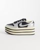 Jordan Nike Air Jordan 1 triple stack sneakers with metallic detailing in black - 1