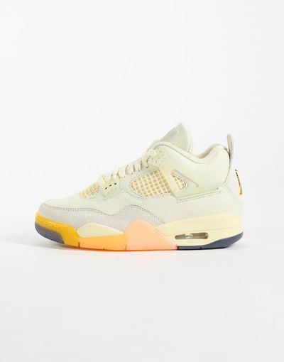 Jordan Nike Air Jordan 4 Retro sneakers in metallic gold